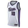Maillot Basket Homme Sacramento Kings Domantas Sabonis 2023-24 Nike Association Edition Blanc Swingman